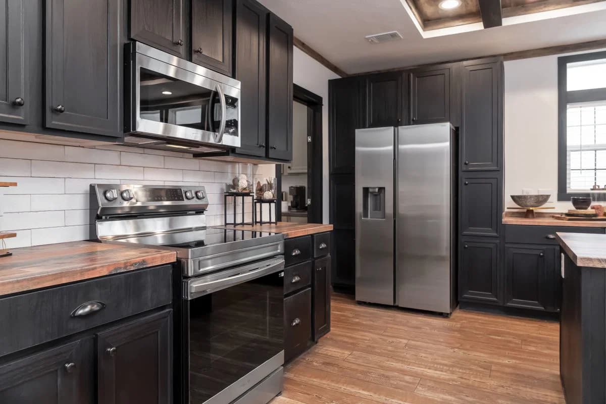 The mill house kitchen home features
