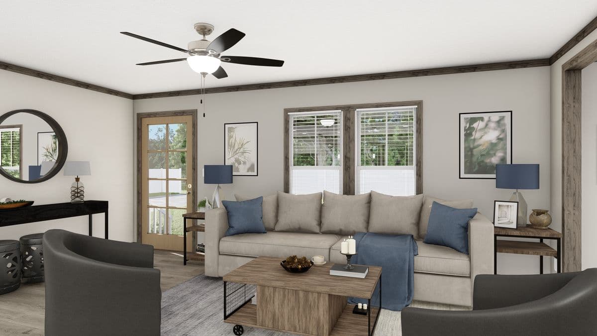 The madison interior home features