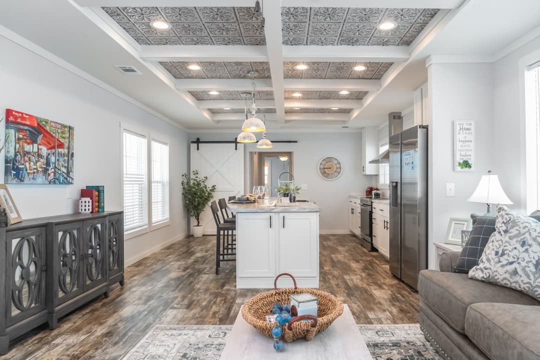 The dewey interior home features