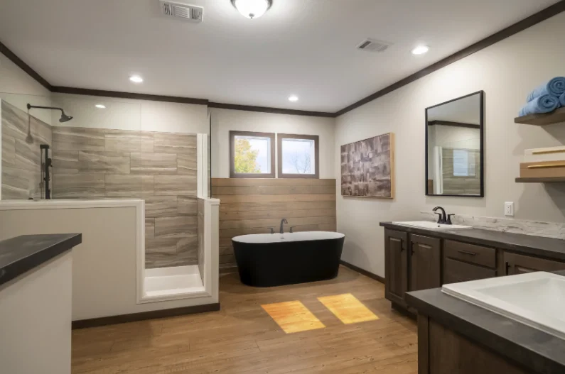 The keep bathroom home features
