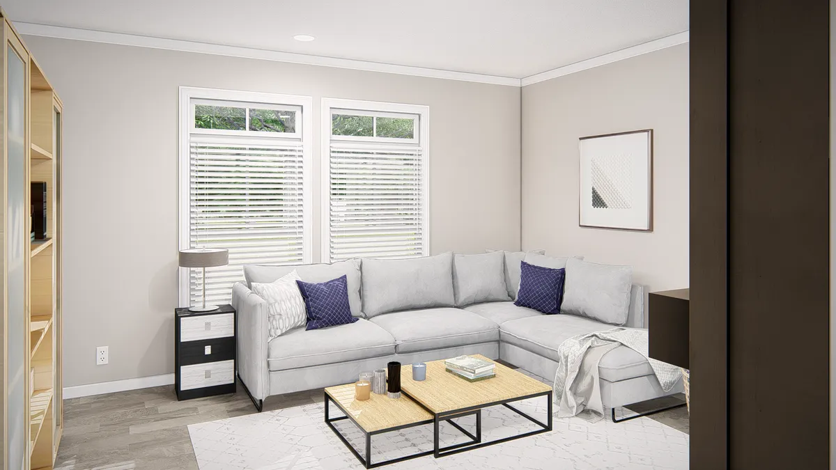 The riviera interior home features