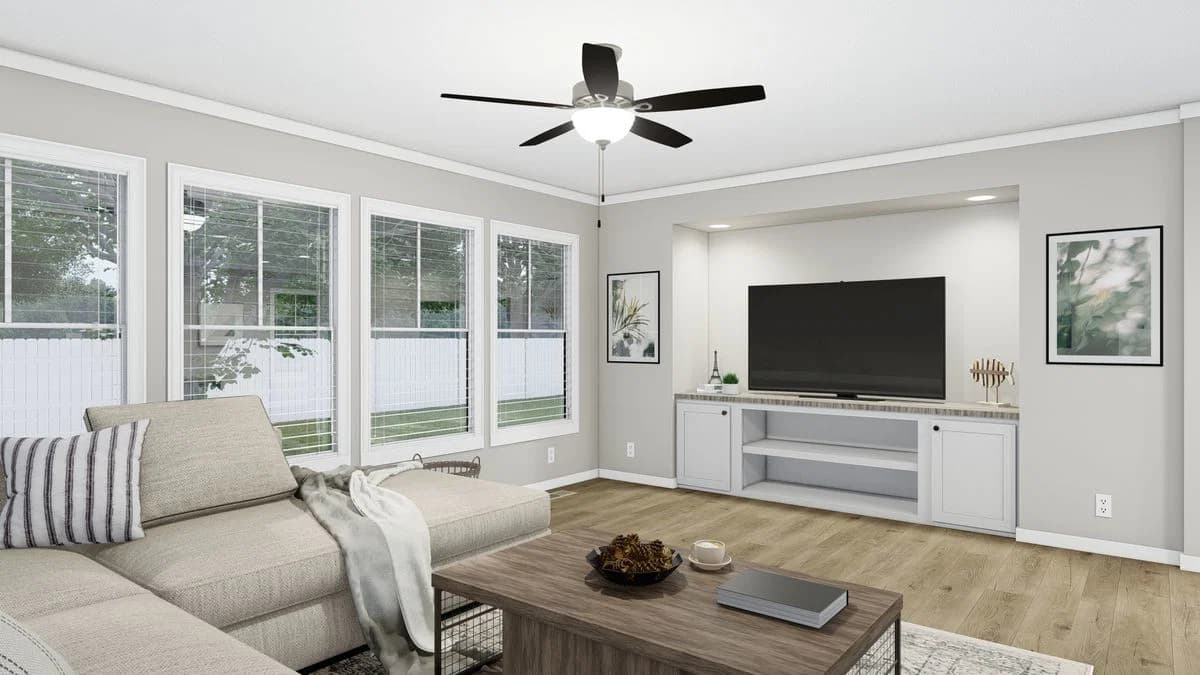 The franklin interior home features