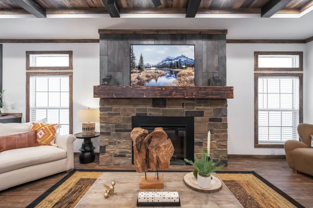 The mill house interior home features
