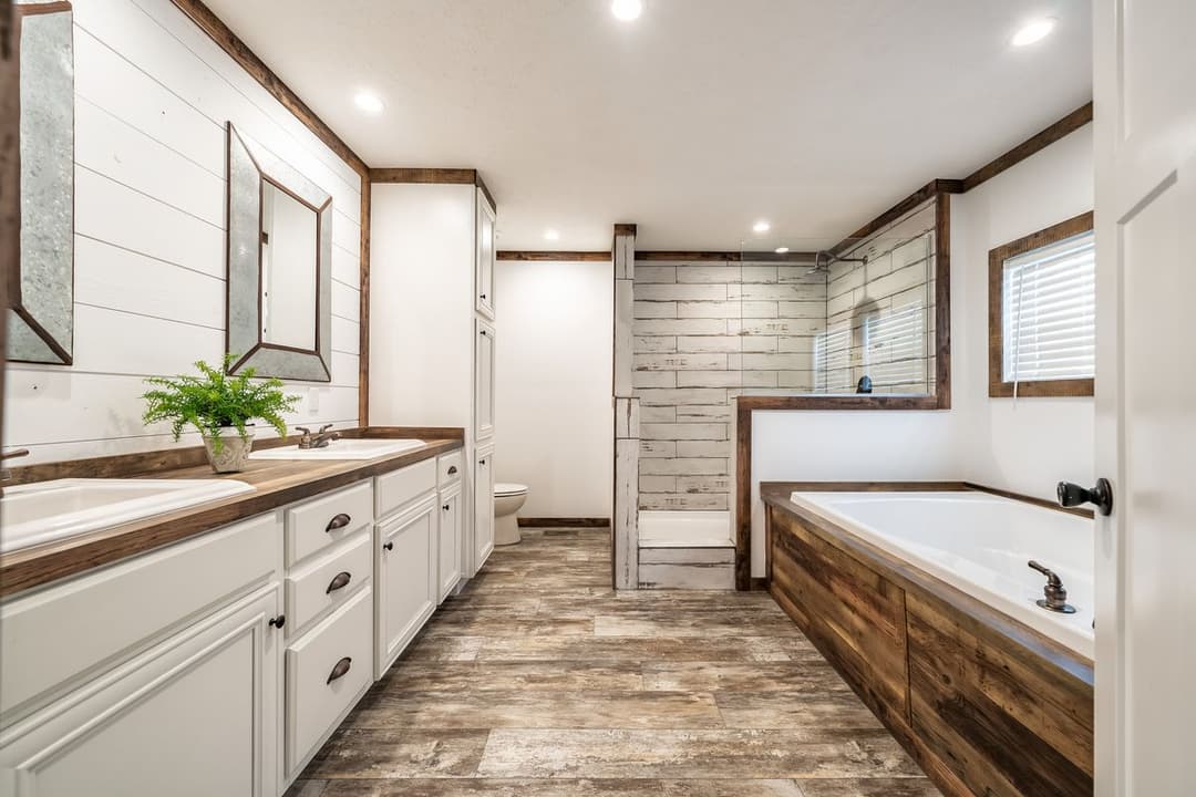 The avalyn bathroom home features