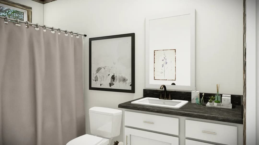 The sumner bathroom home features