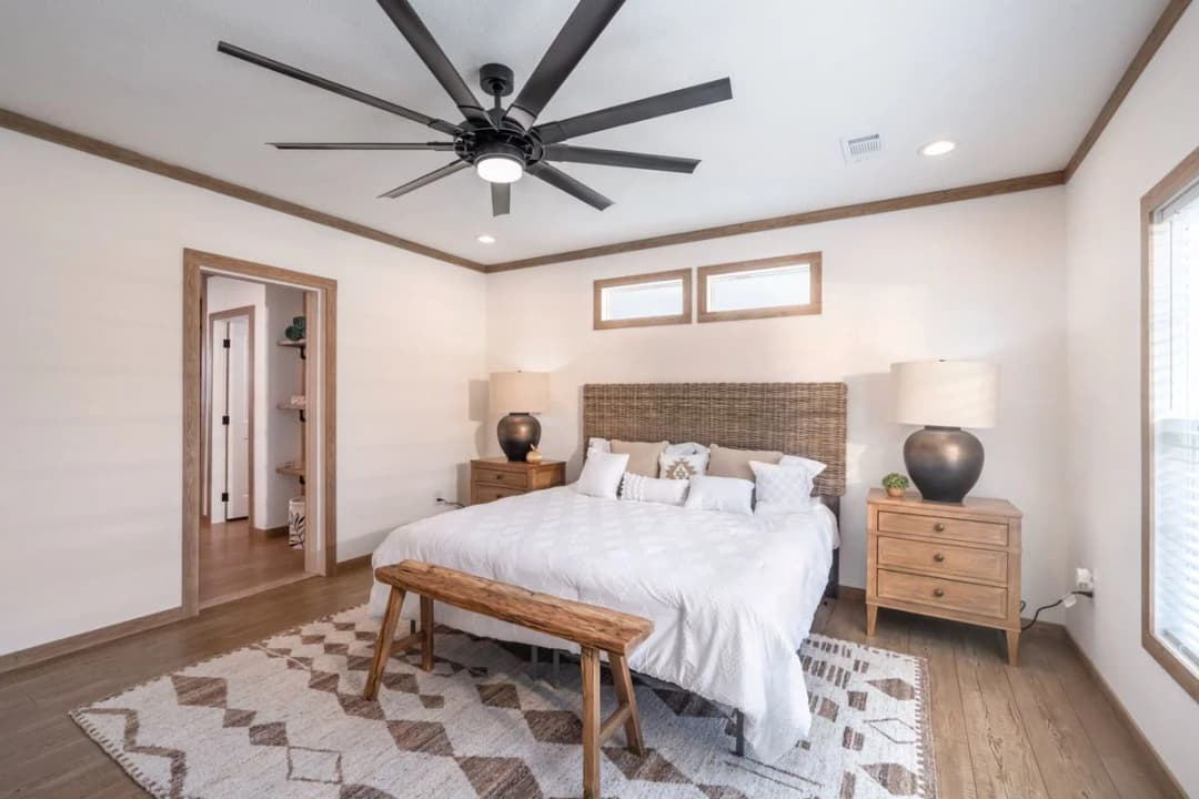 The reed bedroom home features
