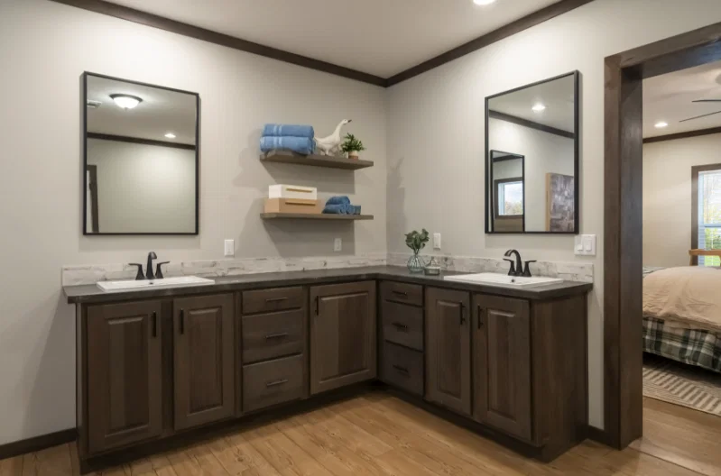 The keep bathroom home features