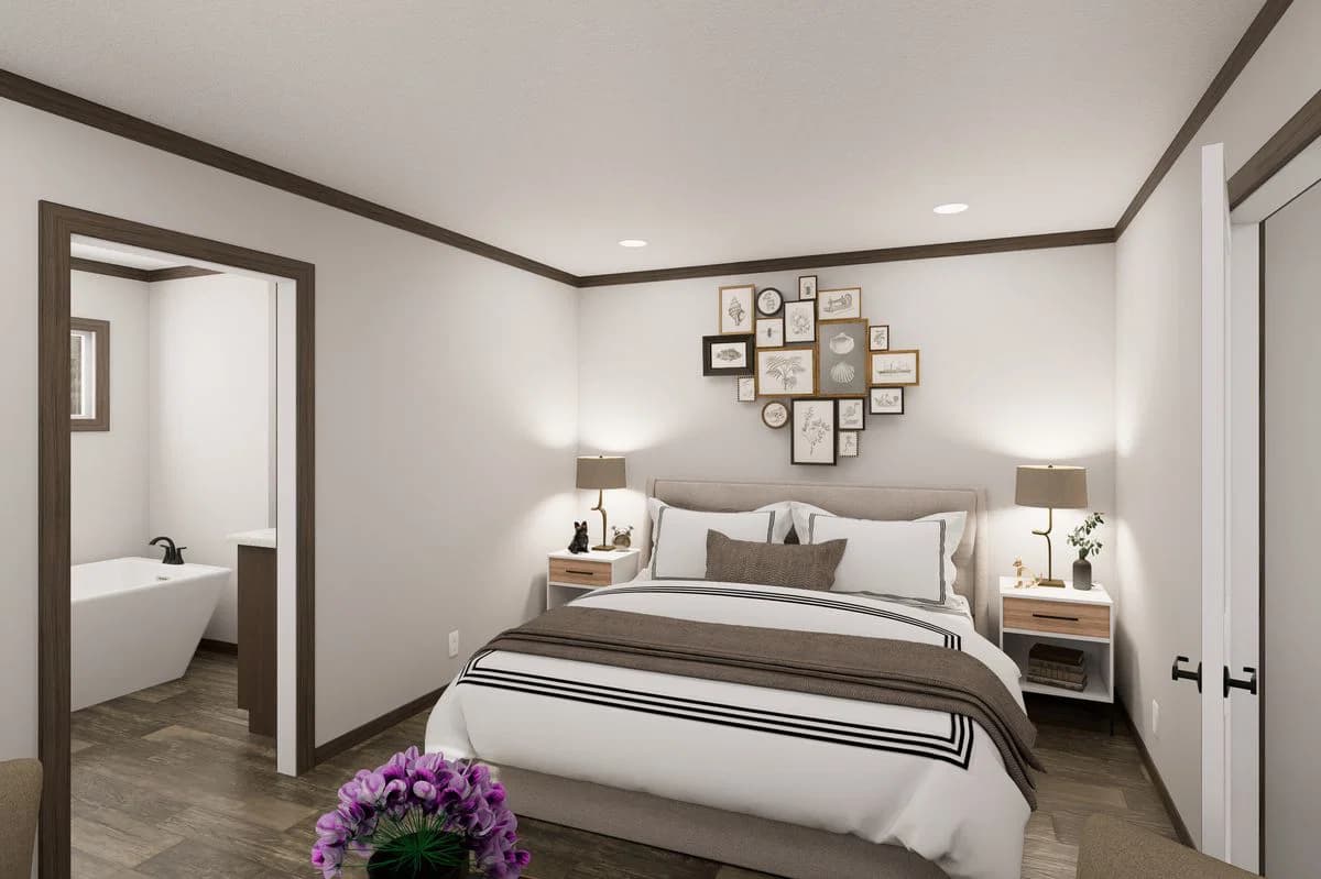The truman bedroom home features