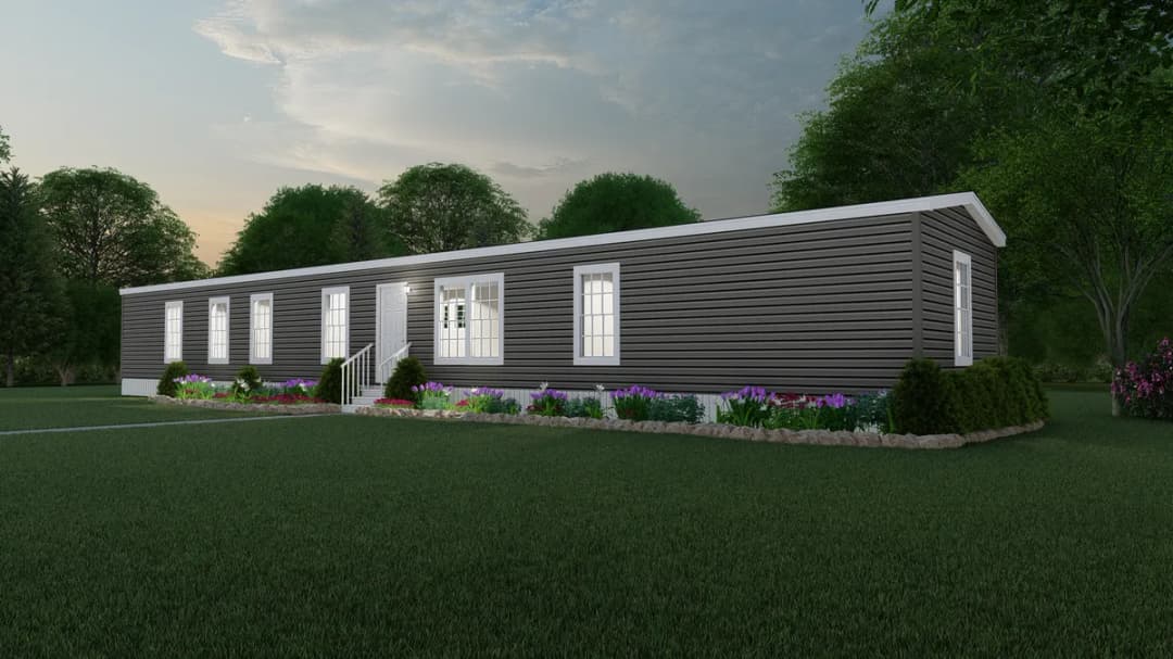 The marion elevation and exterior home features