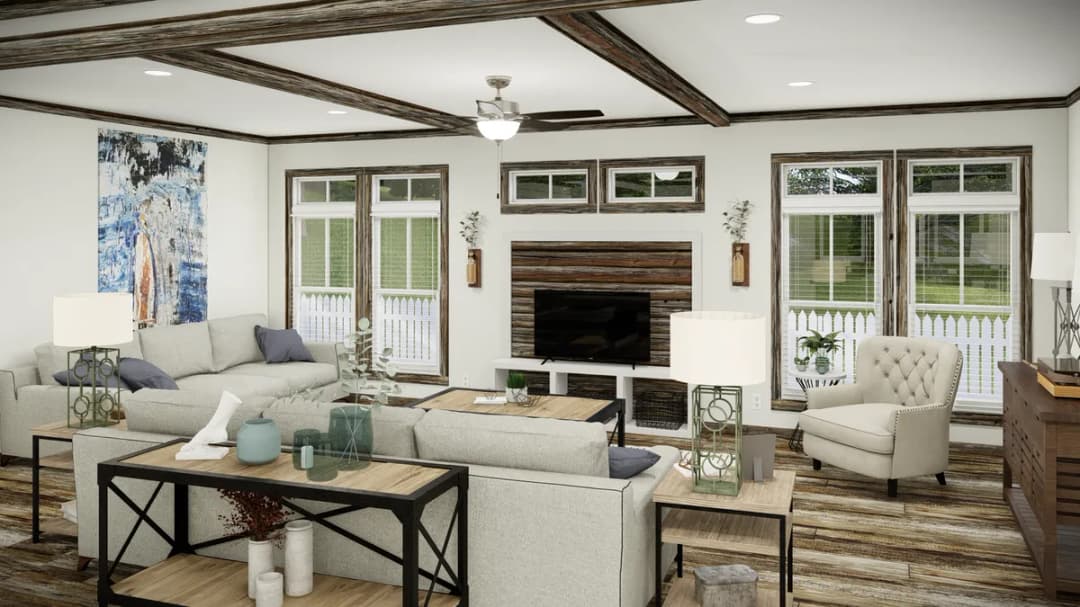 The sumner interior home features
