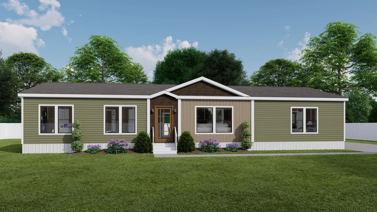 The lloyd ii hero, elevation, and exterior home features