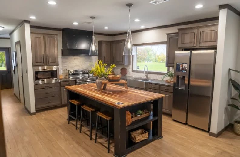 The keep kitchen home features