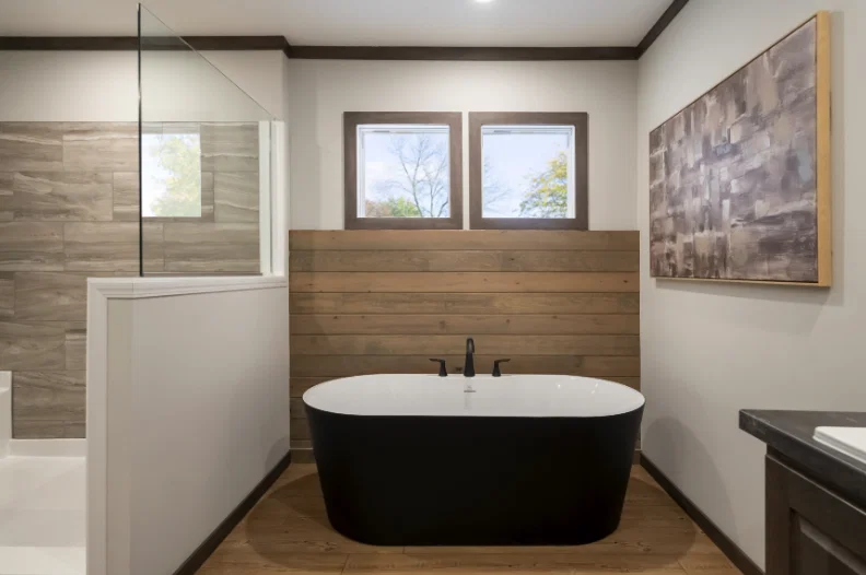 The keep bathroom home features