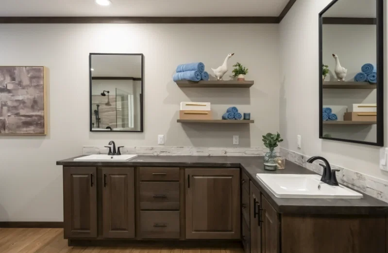 The keep bathroom home features
