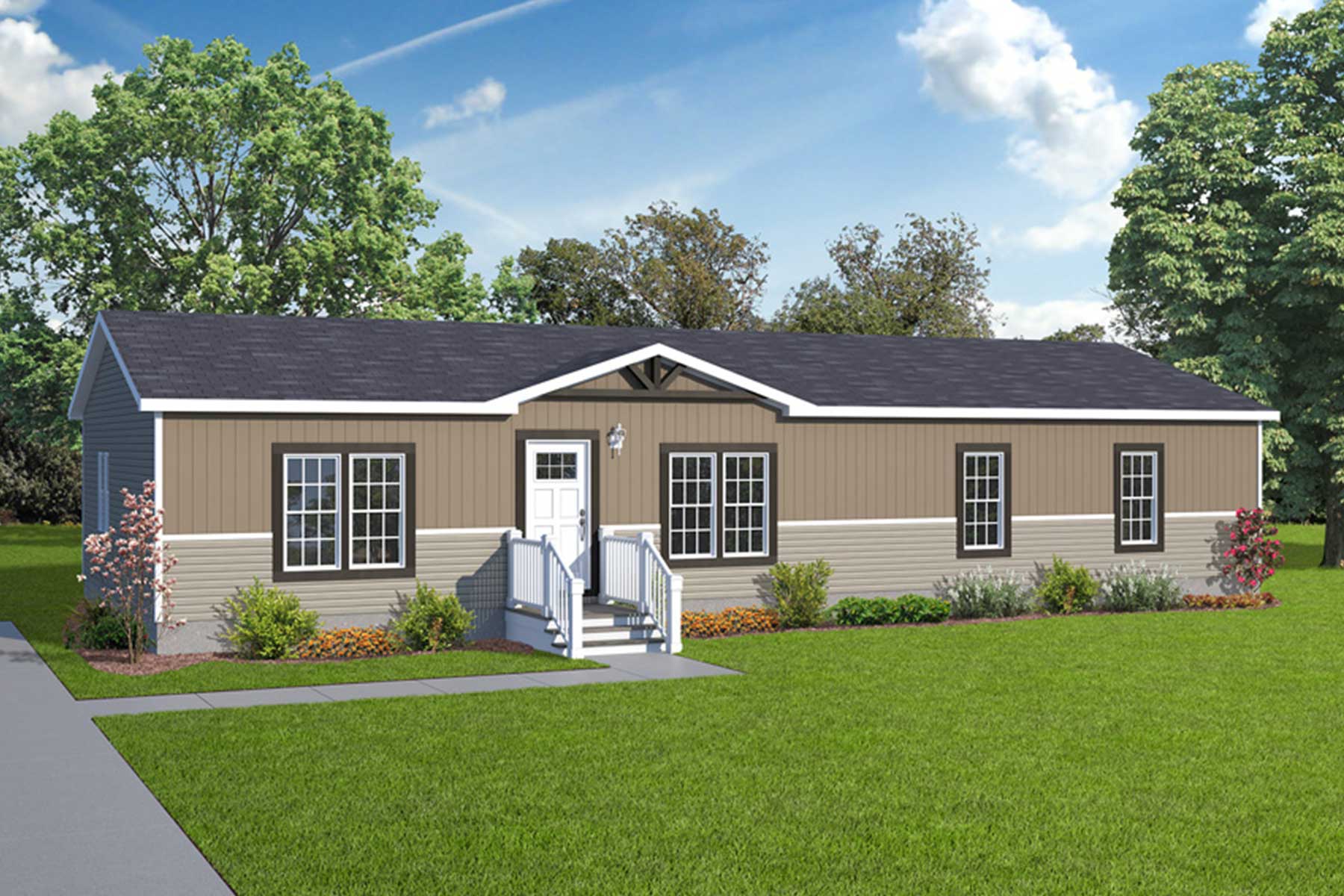Liberty exterior home features