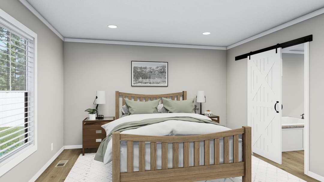 The franklin bedroom home features