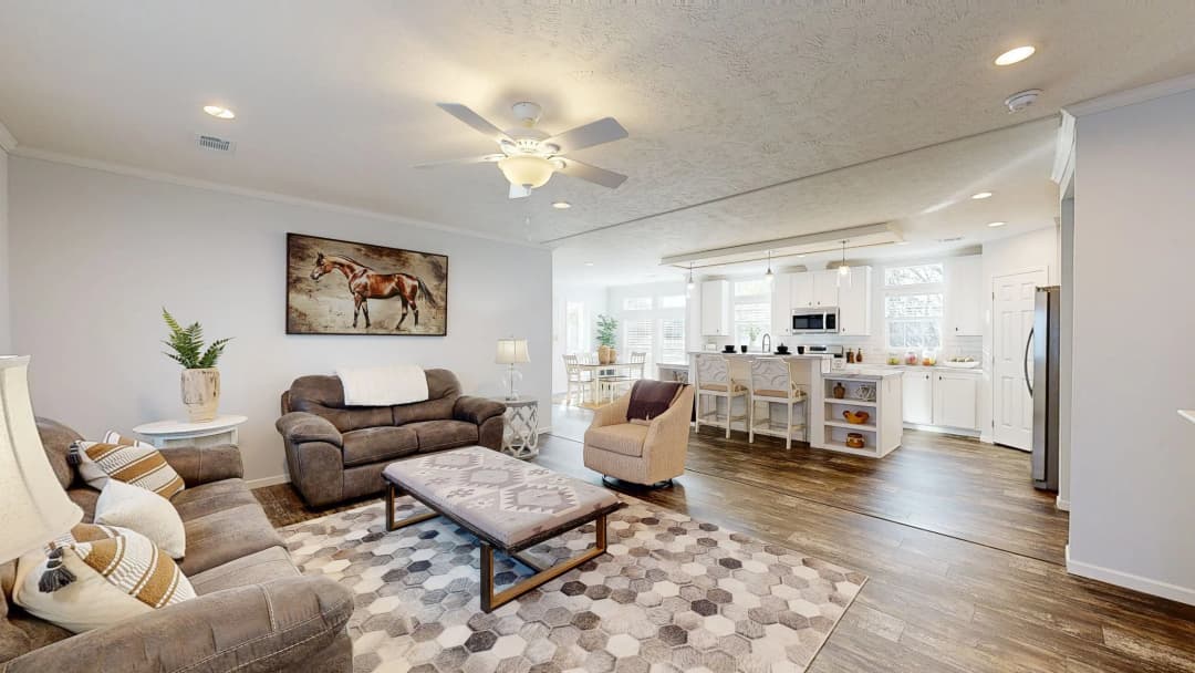 The hewitt interior home features