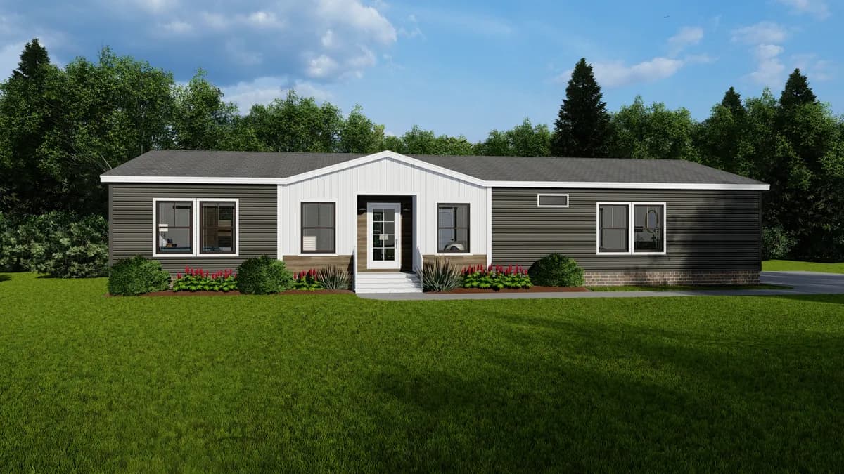 The anderson ii hero, elevation, and exterior home features