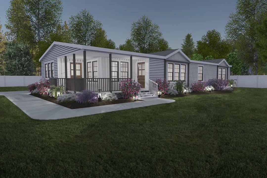 The lulamae elevation and exterior home features