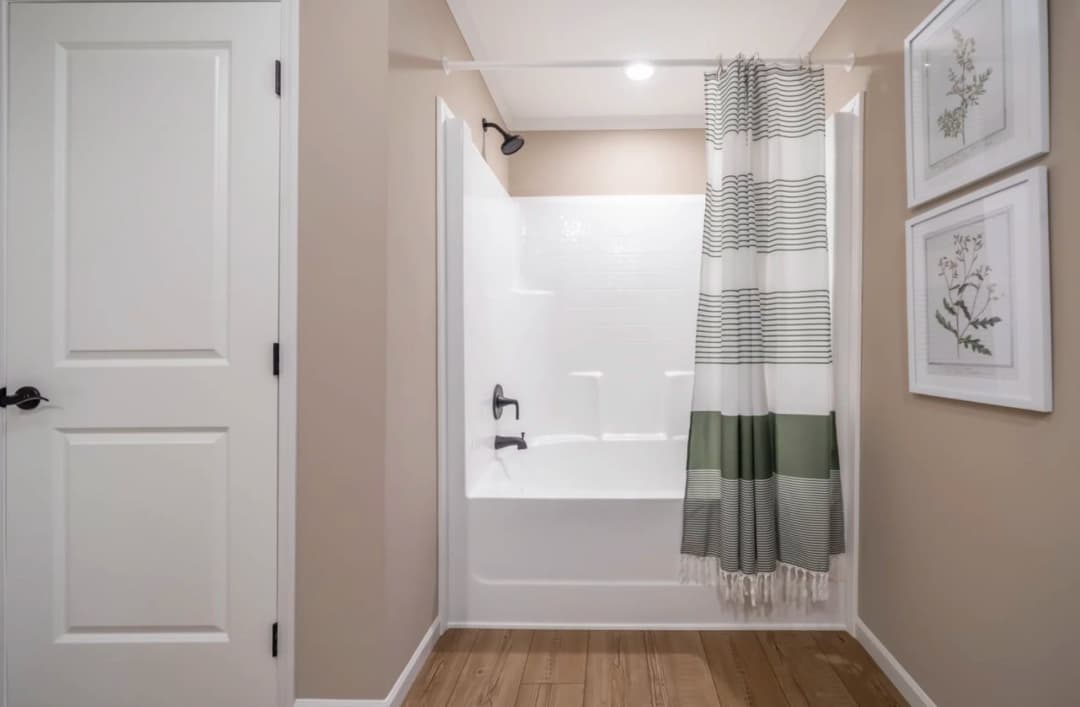 The mclemore bathroom home features