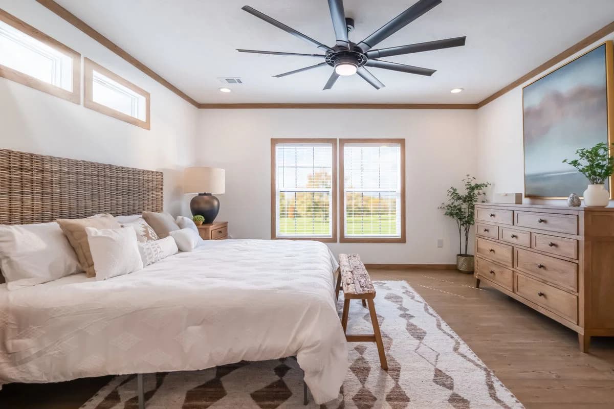 The reed bedroom home features