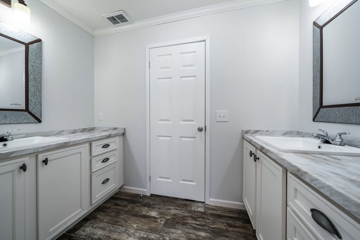 The leahy bathroom home features