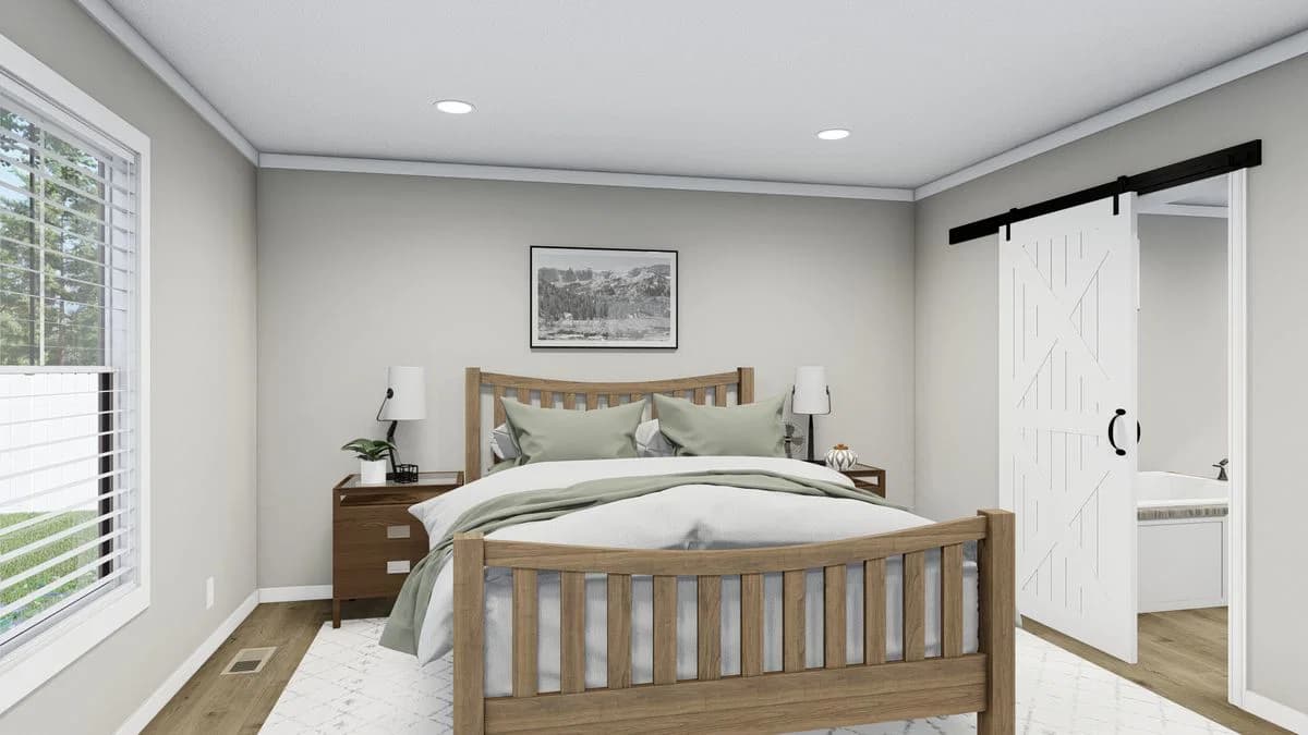 The franklin bedroom home features