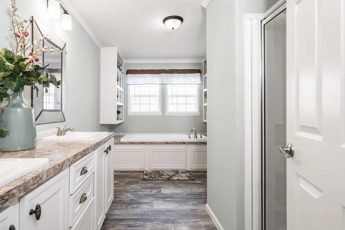 The jefferson bathroom home features